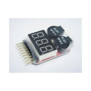 1-8S Lipo Battery LED Voltage Alarm