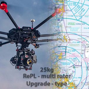 Multi Rotor sub 25kg Upgrade Training Drone Licence